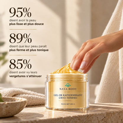 NAYA BODY — Gel Cryo-Thermo Raffermissant Doré
