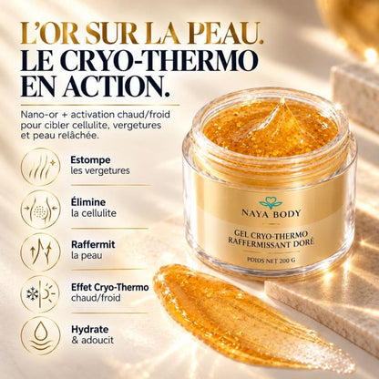 NAYA BODY — Gel Cryo-Thermo Raffermissant Doré